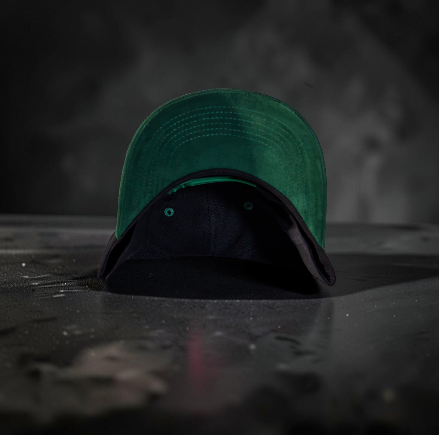 Green/Black Suede con Caiman