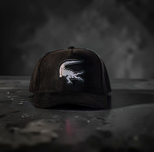 Black/Grey Suede con Caiman