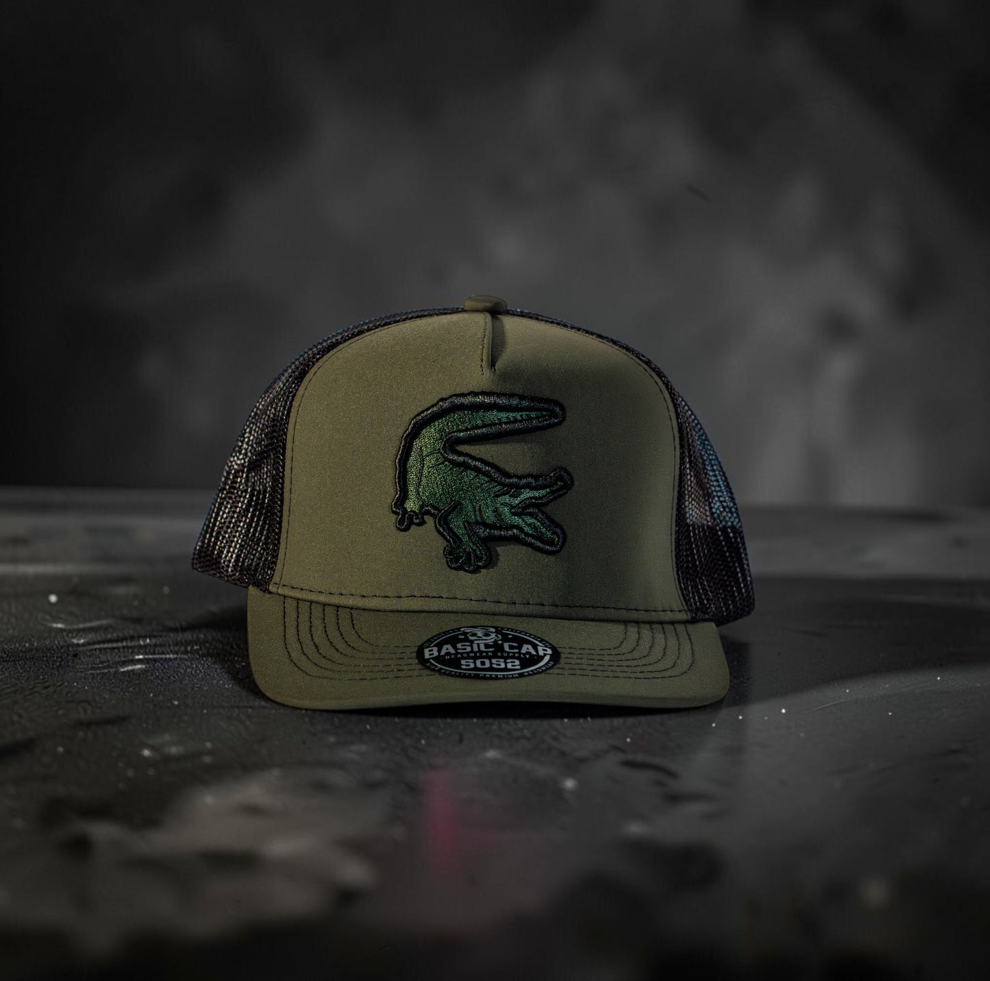 Green mesh con Caiman