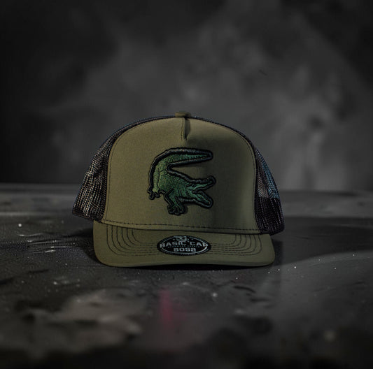 Green mesh con Caiman