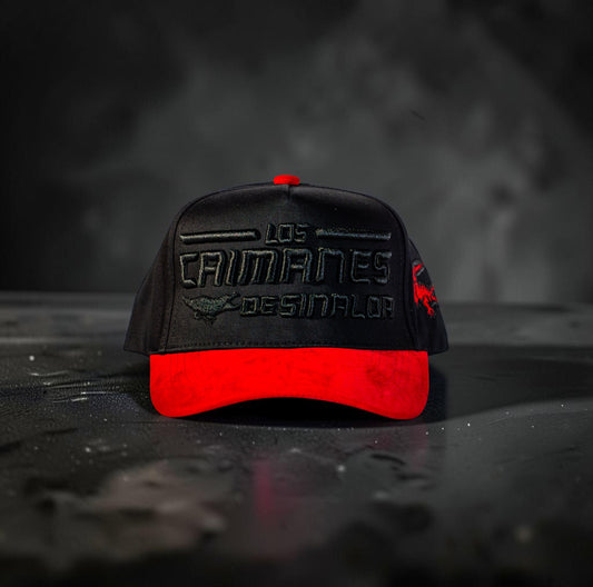 Red/Black suede con Caimanes logo