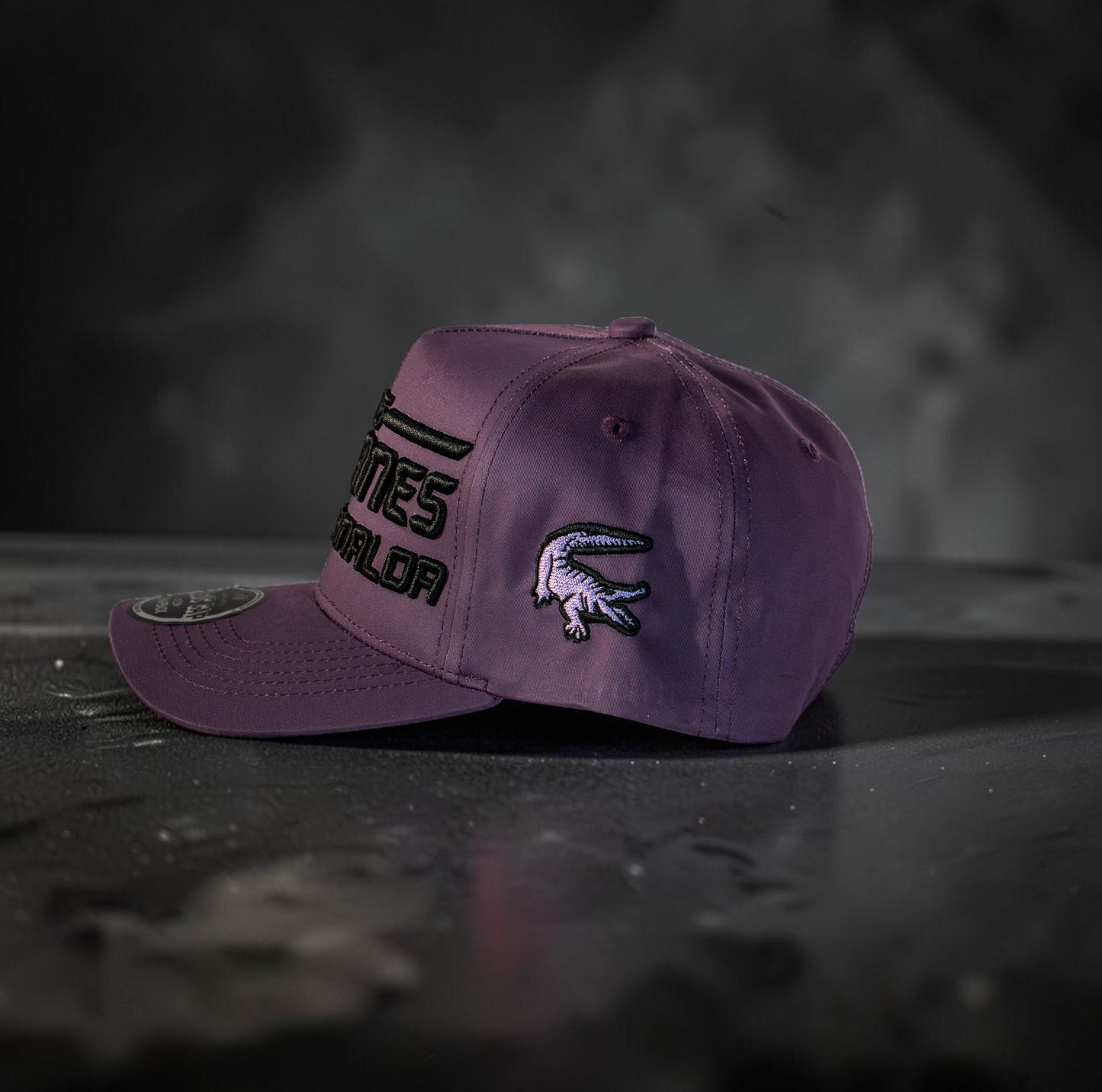 Purple con Caimanes Logo