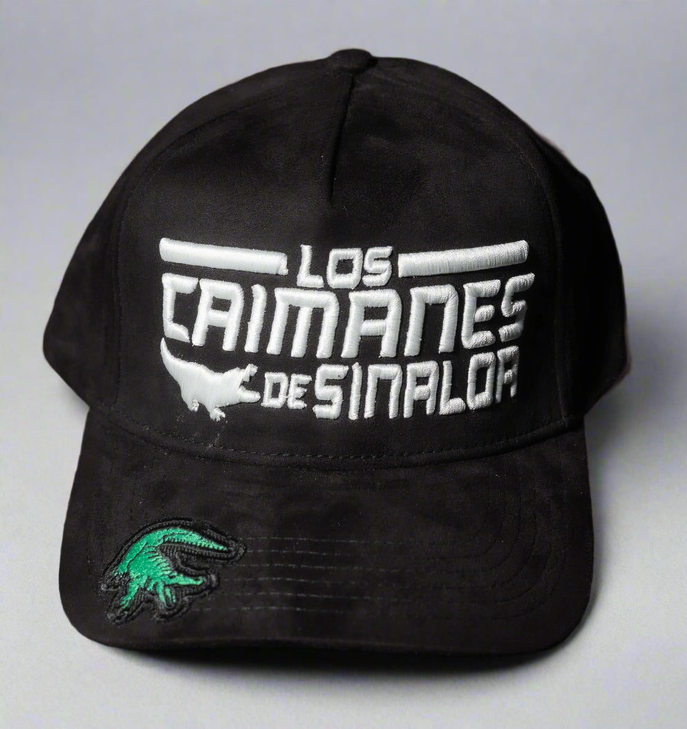 Suede Negra con Caiman Hat