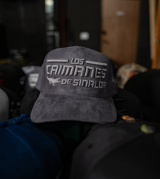 Caimanes Grey Suede Hat