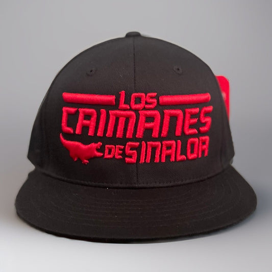 Los Caimanes de Sinaloa Black Hat (Rojo)