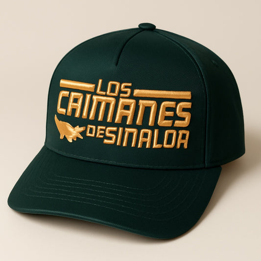 Caimanes - Verde/Oro Gorra
